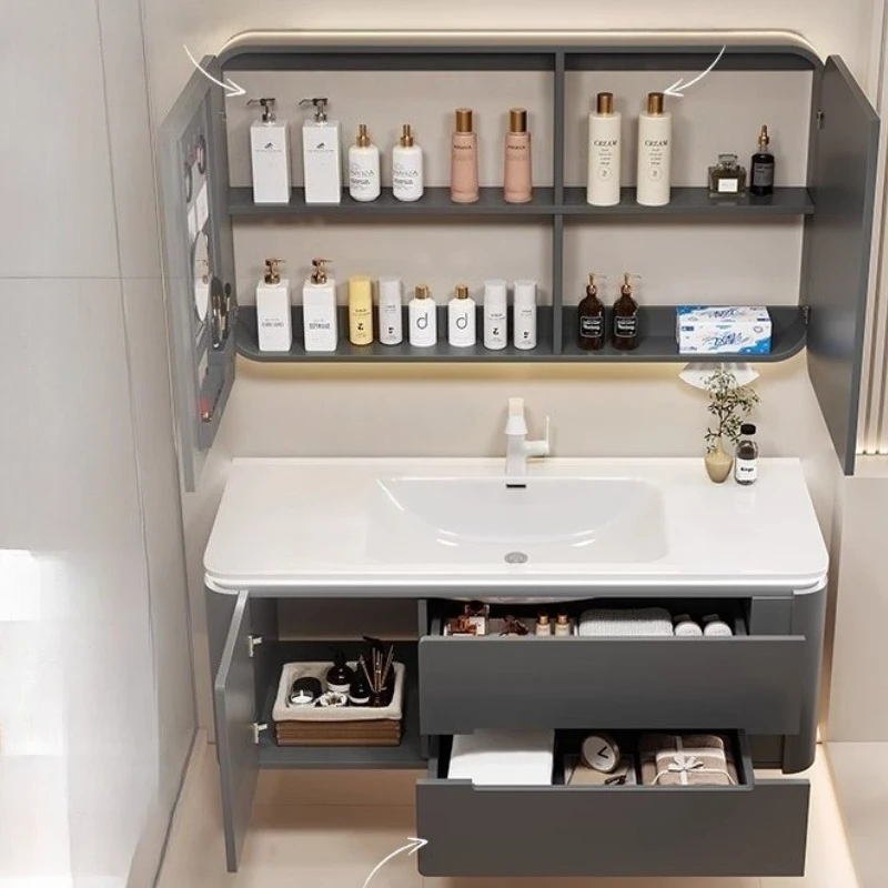 욕실 캐비닛 선반 세면대 유닛 욕실 오픈 캐비닛 언더싱 - Mobile Home Bathroom Kits 리뷰 및 가격