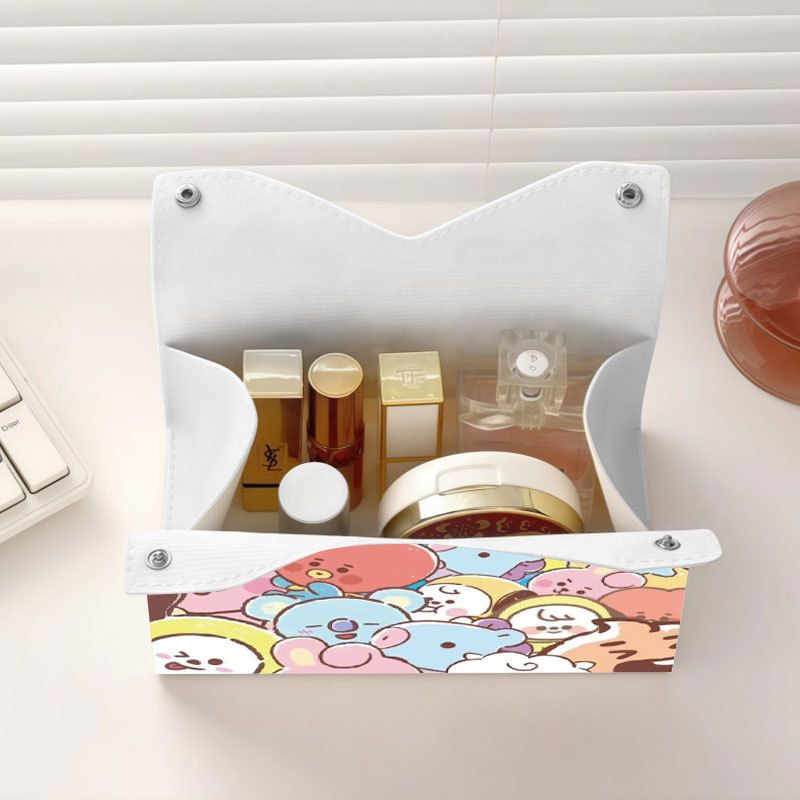 BT21 아이돌 관련 종이 타월 상자 (만화 자동차 배 - Home Bathroom Equipment 리뷰 및 가격