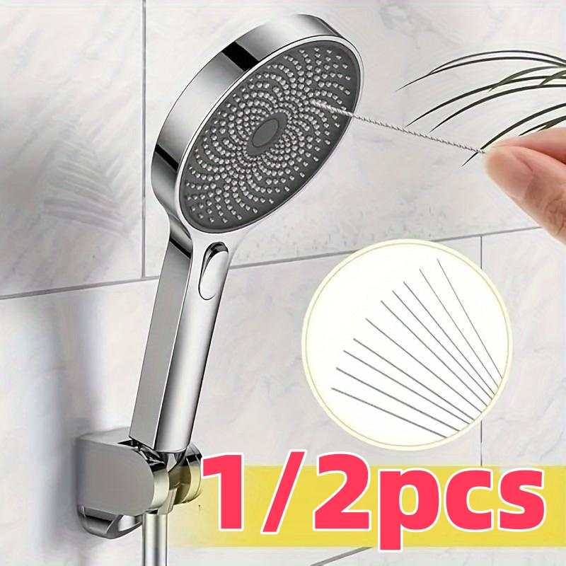 10개의 스테인리스 스틸 니들 샤워 헤드 청소 브러쉬  - Home Bathroom Equipment 리뷰 및 가격
