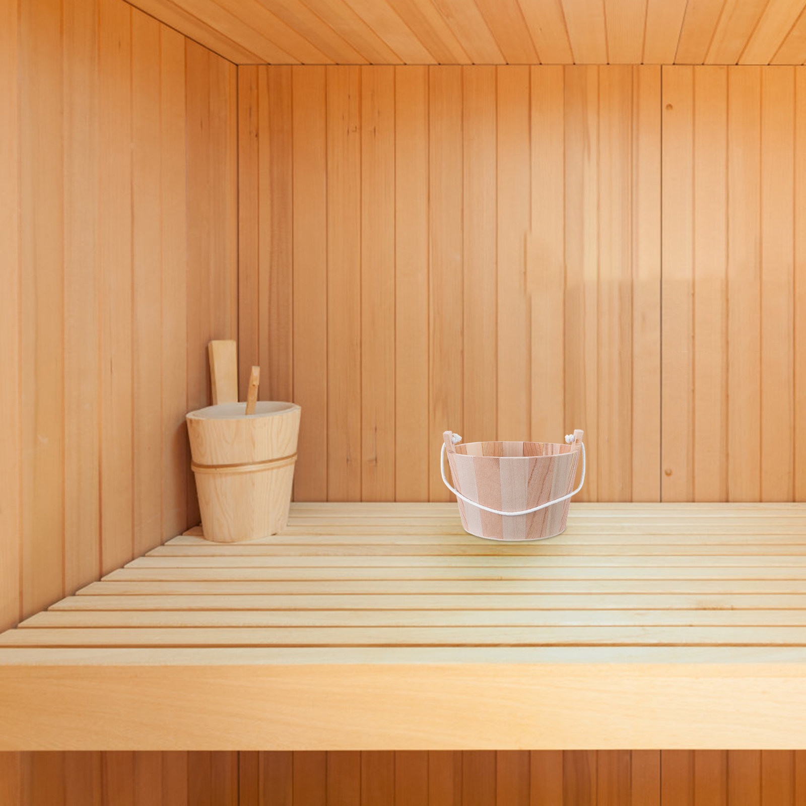프리미엄 천연 나무 사우나 버킷 수제 전통 사우나 물통 - Home Bathroom Sauna 리뷰 및 가격
