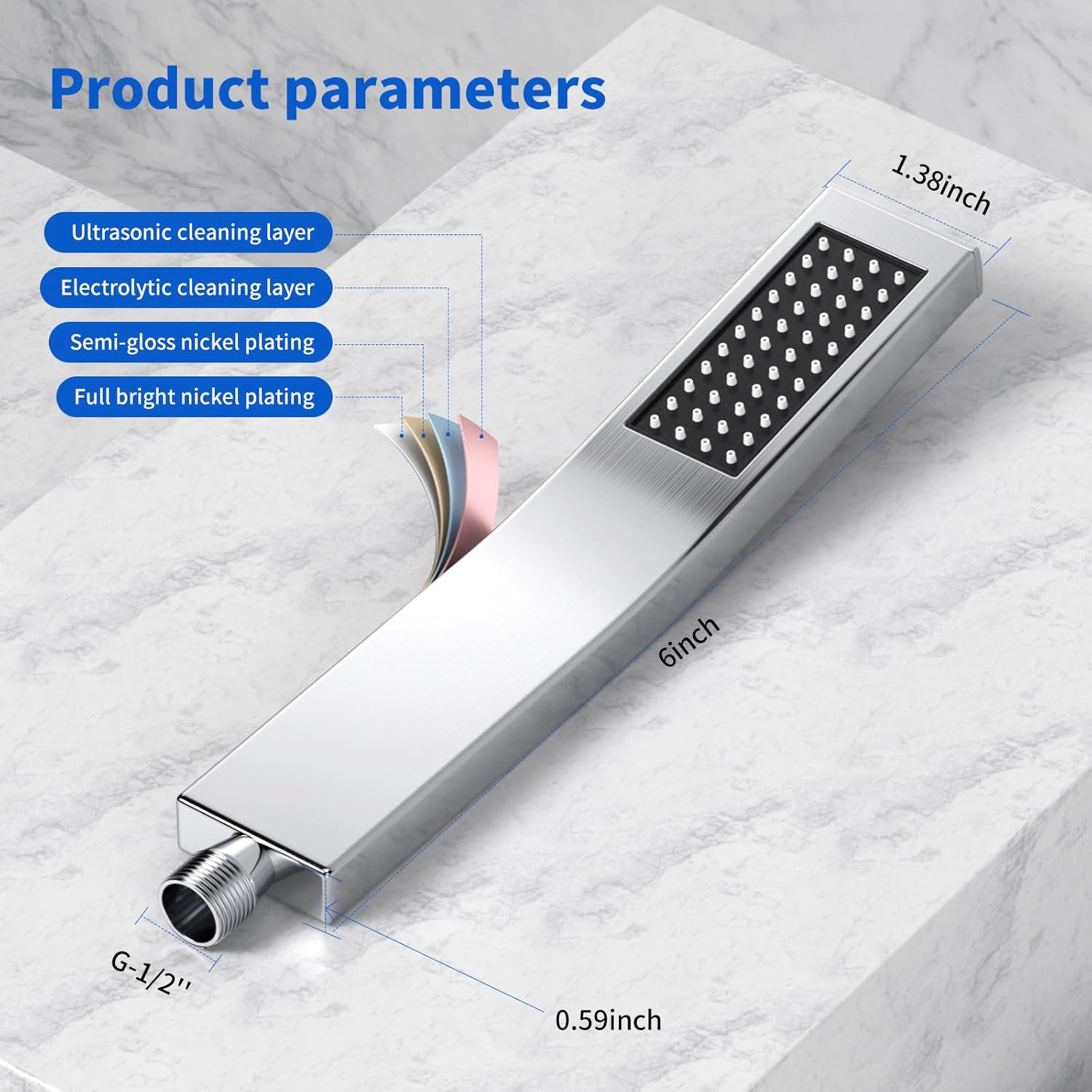 고품질 화장실 샤워 헤드 조절 가능 고압 절수 샤워 헤 - Home Bathroom Equipment 리뷰 및 가격