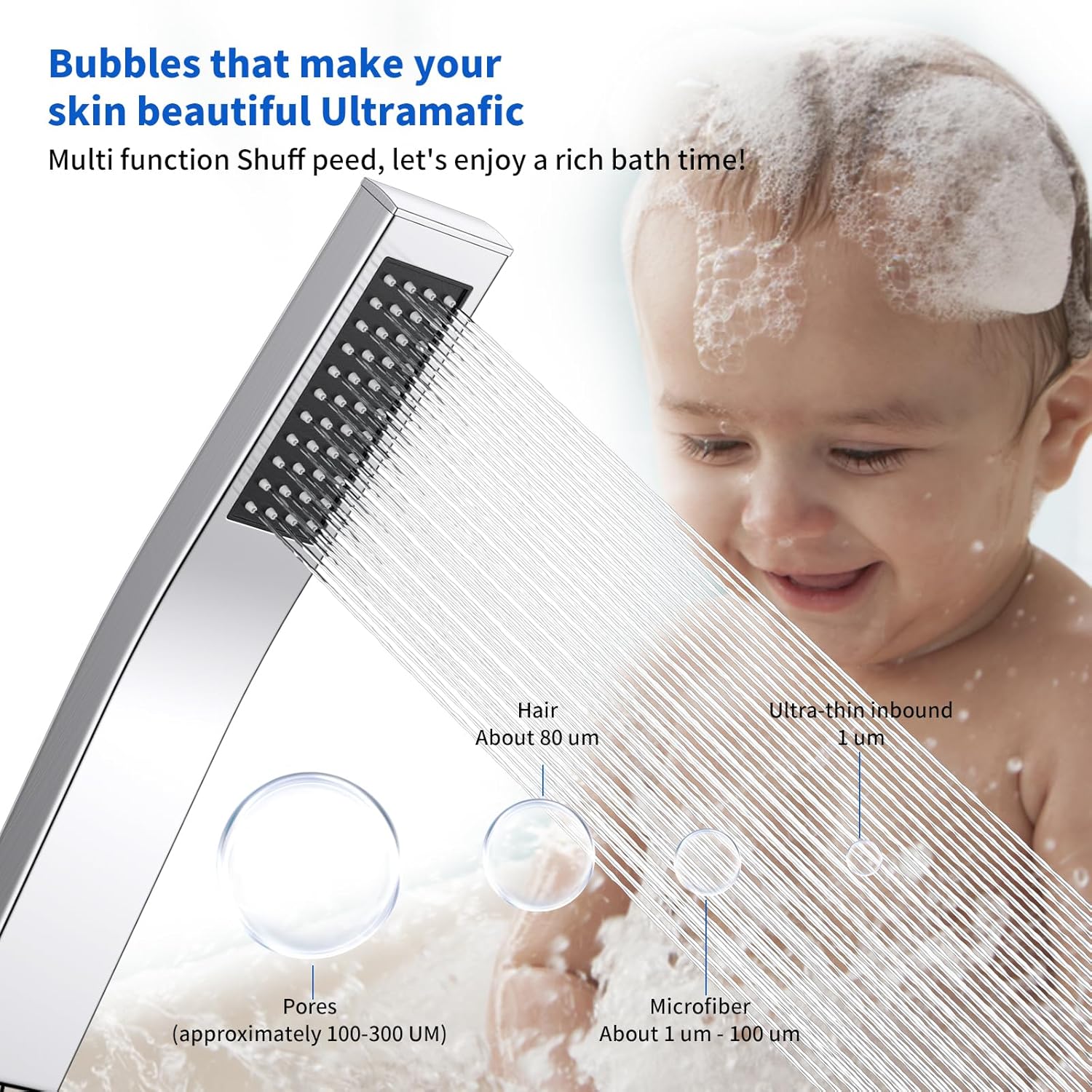 고품질 화장실 샤워 헤드 조절 가능 고압 절수 샤워 헤 - Home Bathroom Equipment 리뷰 및 가격