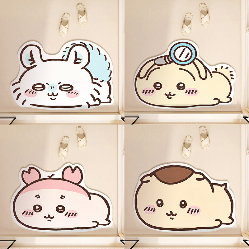 만화 모모나 치이카와 흡수성 바닥 매트 귀여운 라코 시 - Home Bathroom Equipment 리뷰 및 가격