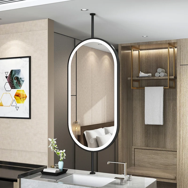 사이즈 60x90cm 천장형 타원형 거울 모던 심플 홈 - Home Bathroom Glass 리뷰 및 가격